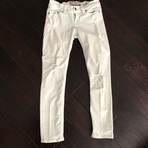 BKE Mint distressed skinny jeans size 28